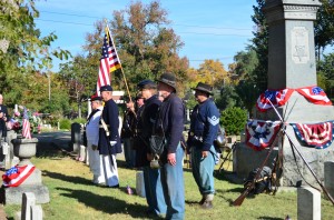 A scene from the re-dedication ceremony